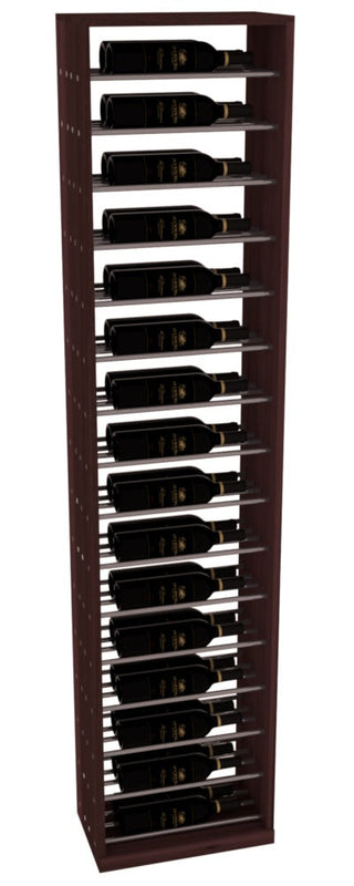 Elementcollection 17 5 Full Height Display Gunmetal Rail Walnut Stained