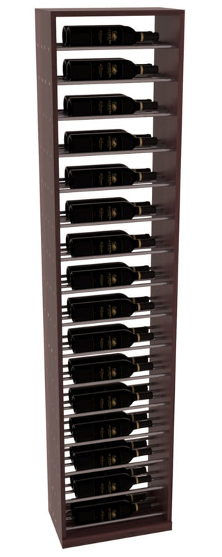 Elementcollection 17 5 Full Height Display Gunmetal Rail Walnut Stained