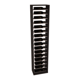 Elementcollection 17 5 Full Height Display Black Metal Rail Oak Stained
