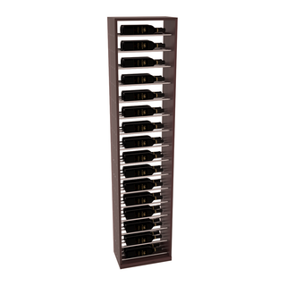 Elementcollection 17 5 Full Height Display Black Metal Rail Cherry Stained