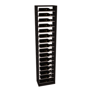 Elementcollection 17 5 Full Height Metal Wine Display Walnut Stained