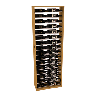 Elementcollection 26 Full Height Metal Wine Display Walnut Stained