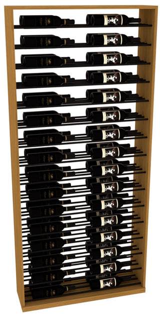 Elementcollection 26 Full Height Display Black Metal Rail Oak Stained