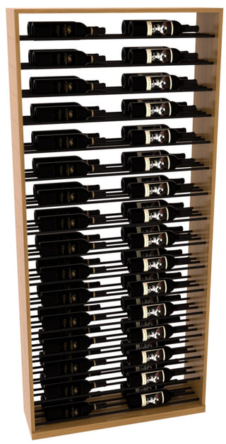 Elementcollection 26 Full Height Display Black Metal Rail Oak Stained
