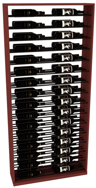 Elementcollection 26 Full Height Display Black Metal Rail Cherry Stained