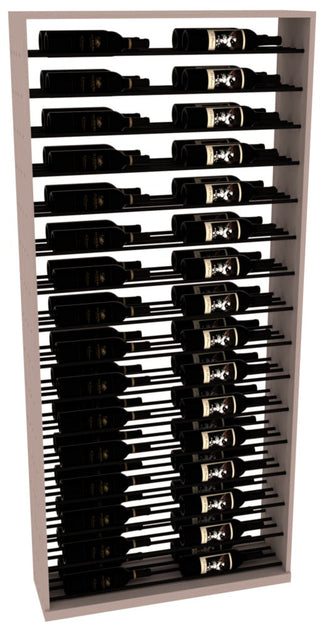 Elementcollection 26 Full Height Display Black Metal Rail Greywash Stained