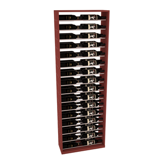 Elementcollection 26 Full Height Metal Wine Display Walnut Stained