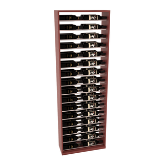 Elementcollection 26 Full Height Metal Wine Display Oak Stained