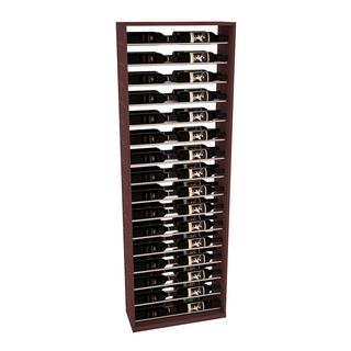 Elementcollection 26 Full Height Metal Wine Display Cherry Stained