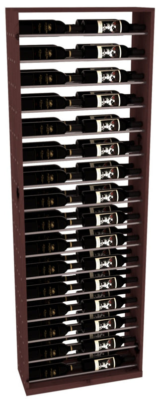 Elementcollection 26 Full Height Display Gunmetal Rail Walnut Stained