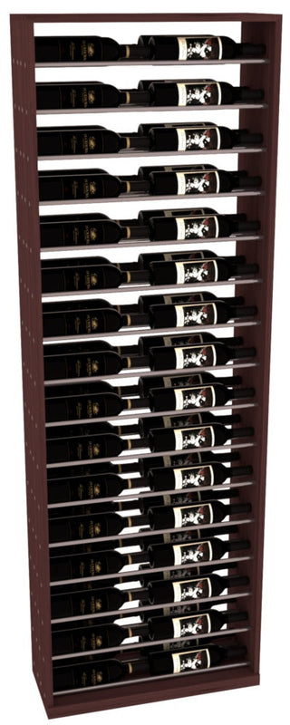 Elementcollection 26 Full Height Display Gunmetal Rail Walnut Stained