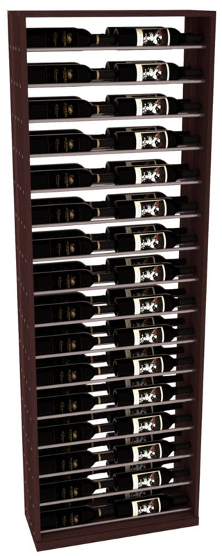 Elementcollection 26 Full Height Display Gunmetal Rail Walnut Stained