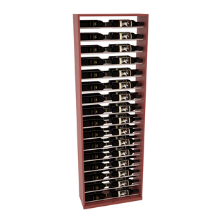 Elementcollection 26 Full Height Display Black Metal Rail Cherry Stained