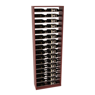 Elementcollection 26 Full Height Display Black Metal Rail Cherry Stained
