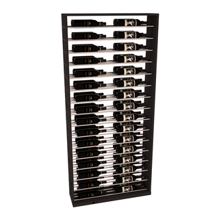 Elementcollection 35 Full Height Display Black Metal Rail Oak Stained