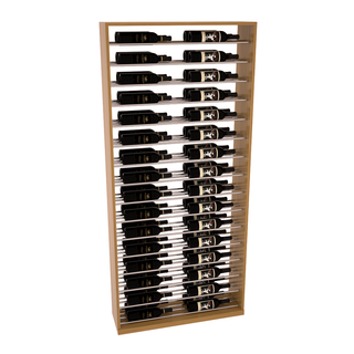 Elementcollection 35 Full Height Display Black Metal Rail Oak Stained