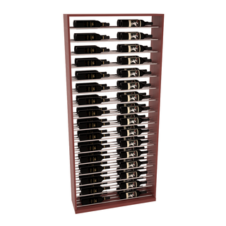 Elementcollection 35 Full Height Display Black Metal Rail Cherry Stained