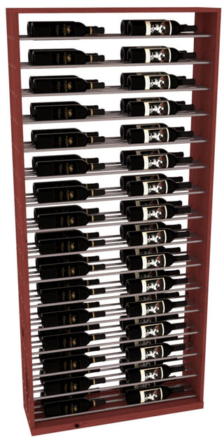 Elementcollection 35 Full Height Display Gunmetal Rail Cherry Stained