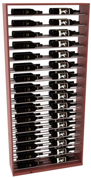Elementcollection 35 Full Height Display Gunmetal Rail Cherry Stained