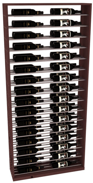 Elementcollection 35 Full Height Display Gunmetal Rail Walnut Stained