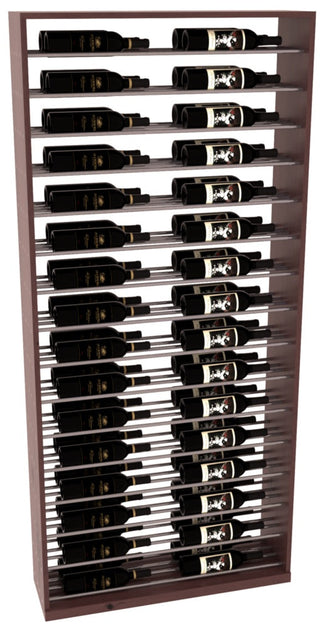 Elementcollection 35 Full Height Display Gunmetal Rail Walnut Stained