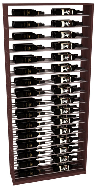 Elementcollection 35 Full Height Display Gunmetal Rail Walnut Stained