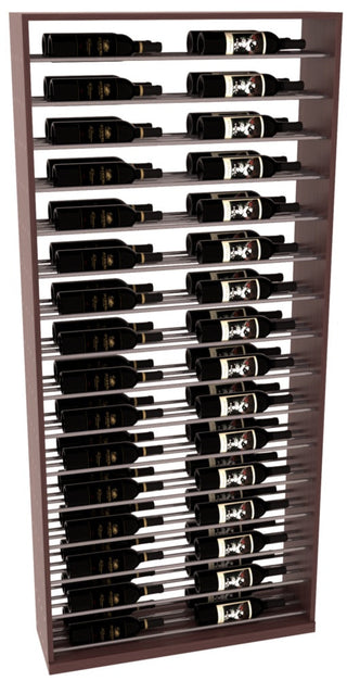 Elementcollection 35 Full Height Display Gunmetal Rail Walnut Stained