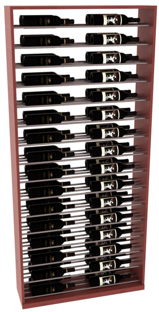 Elementcollection 35 Full Height Display Gunmetal Rail Cherry Stained