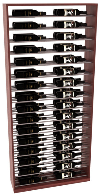 Elementcollection 35 Full Height Display Gunmetal Rail Cherry Stained