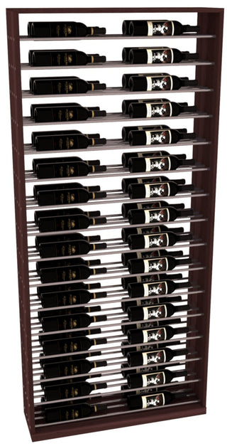 Elementcollection 35 Full Height Display Gunmetal Rail Walnut Stained