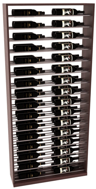 Elementcollection 35 Full Height Display Gunmetal Rail Walnut Stained