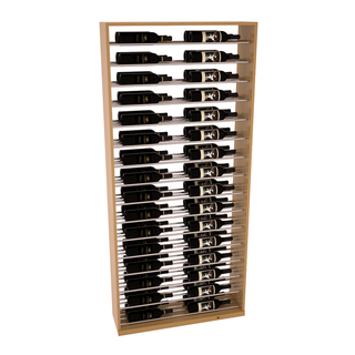 Elementcollection 35 Full Height Display Black Metal Rail Walnut Stained