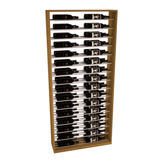 Elementcollection 35 Full Height Display Black Metal Rail Oak Stained