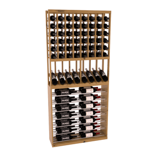 Elementcollection 35 High Reveal Horizontal Wine Display Combo Unstained