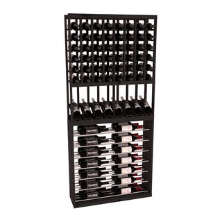 Elementcollection 35 High Reveal Horizontal Wine Display Combo Greywash Stained