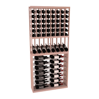 Elementcollection 35 High Reveal Horizontal Display Combo Black Metal Rail Unstained