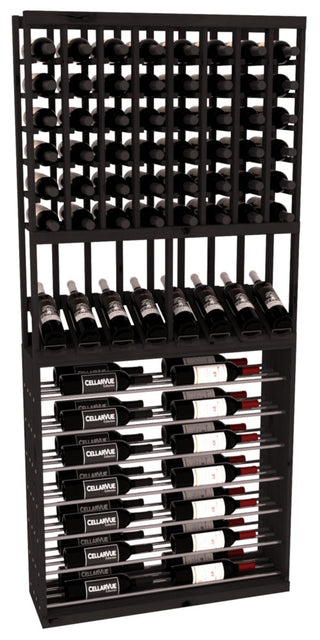 Elementcollection 35 High Reveal Horizontal Display Combo Gunmetal Rail Black Stained