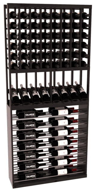 Elementcollection 35 High Reveal Horizontal Display Combo Gunmetal Rail Black Stained