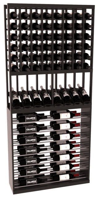 Elementcollection 35 High Reveal Horizontal Display Combo Gunmetal Rail Black Stained