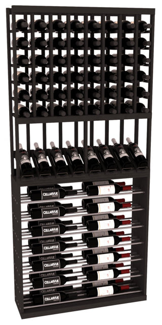 Elementcollection 35 High Reveal Horizontal Display Combo Gunmetal Rail Black Stained