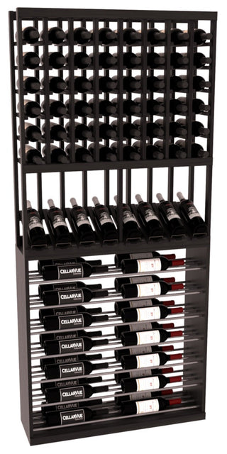 Elementcollection 35 High Reveal Horizontal Display Combo Gunmetal Rail Black Stained