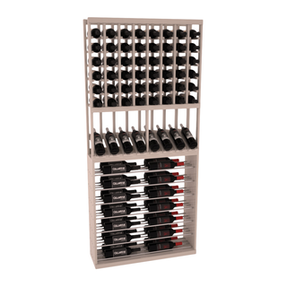 Elementcollection 35 High Reveal Horizontal Wine Display Combo Black Stained
