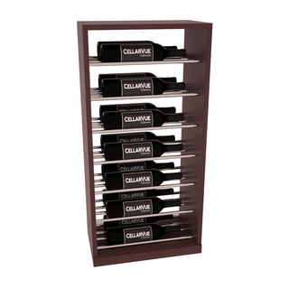 Elementcollection 17 5 Horizontal Base Metal Wine Display Oak Stained