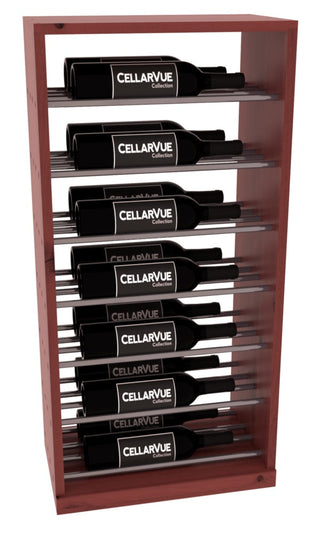 Elementcollection 17 5 Horizontal Base Display Gunmetal Rail Cherry Stained