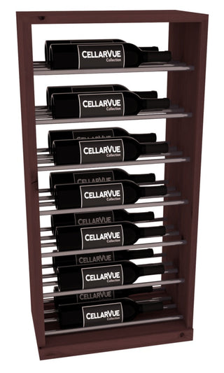 Elementcollection 17 5 Horizontal Base Display Gunmetal Rail Walnut Stained