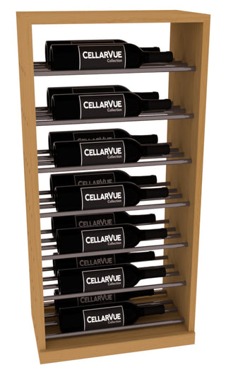 Elementcollection 17 5 Horizontal Base Display Gunmetal Rail Oak Stained