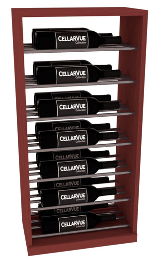 Elementcollection 17 5 Horizontal Base Display Gunmetal Rail Cherry Stained