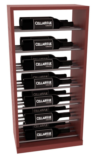 Elementcollection 17 5 Horizontal Base Display Gunmetal Rail Cherry Stained