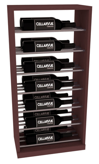 Elementcollection 17 5 Horizontal Base Display Gunmetal Rail Walnut Stained