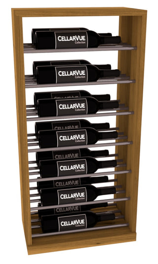 Elementcollection 17 5 Horizontal Base Display Gunmetal Rail Oak Stained